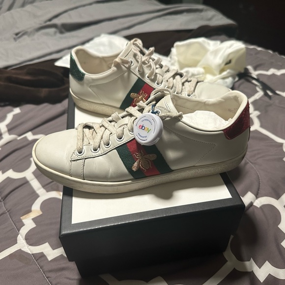 Authentic Gucci ace shoes size 36.5 - Picture 2 of 3